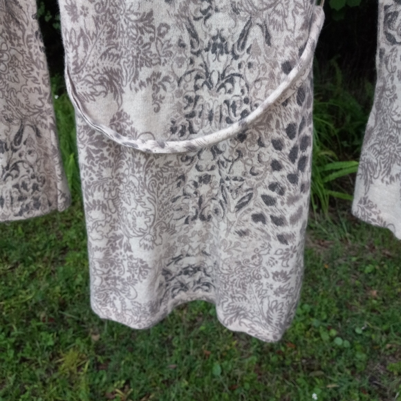 Vertigo Paris Lambswool/Angora Animal Print Long Sweater with Belt - Picture 8 of 14